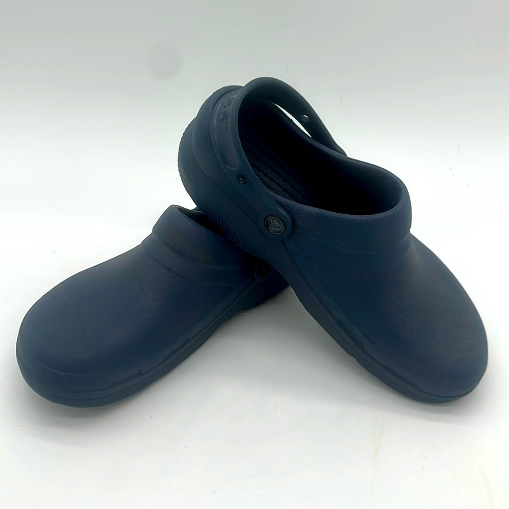 CROCS Bistro Chef Mario Batali Clogs Dark Blue Mens 8 Women’s 10